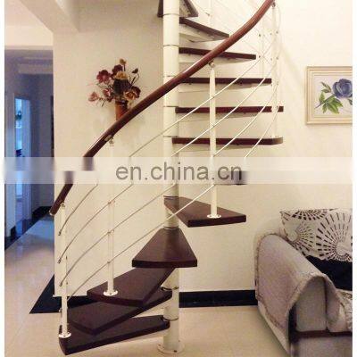 modern canada used wood treads spiral staircase for sale