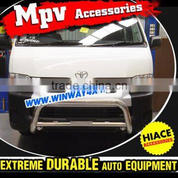 2005-2015 Hiace SLWB LWB 200 Series OEM Styles Stainless Steel Nudge Bar