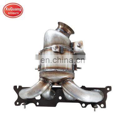 XUGUANG  direct fit EURO 4 three way catalytic converter for Peugeot 307 2.0 with manifold