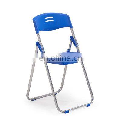 Factory Price Meeting Room PP Plastic Office Chair Backrest Foldable Portable Study School Writing Desk Training Chairs