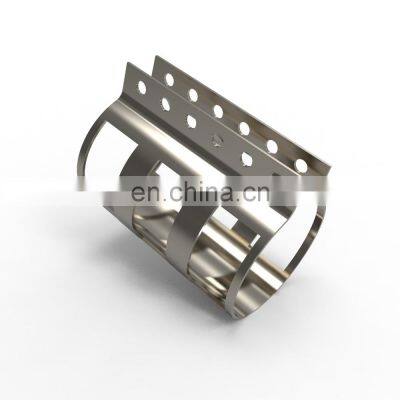 OEM service bending stamping sheet metal mechanical parts tube clamp holder