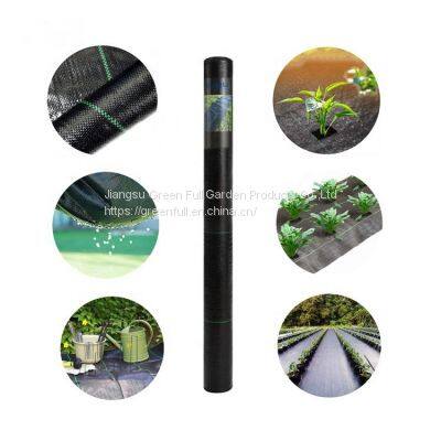 100GSM Green Line Landscape Fabric Mat Ground Cover Matting for Gardens photo-4