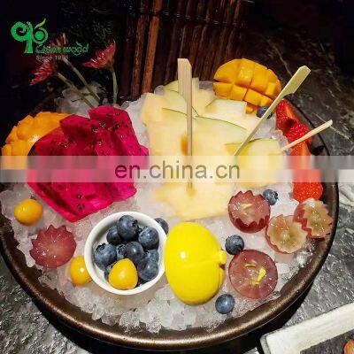 Yada Japanese Style Teppo Gun Shaped Skewer Hot Stamp Bamboo Paddle Skewer Sticks With Printed Logo photo-2