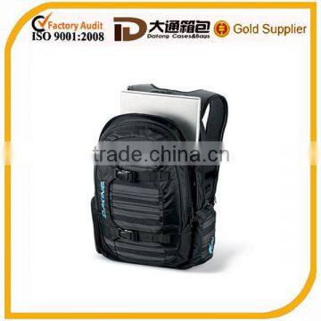 Internal padded laptop sleeve nylon+polyester laptop bag with several pockets