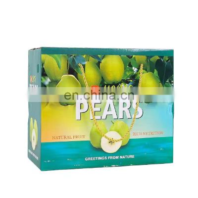 Multi Sizes Cardboard Corrugated Paper Fruit Packaging Boxes Pear Carton Paper Box