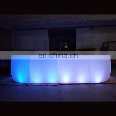 Club Bar Furniture LED Furniture Beach Bar Mobile Bar Counter Table and Stool