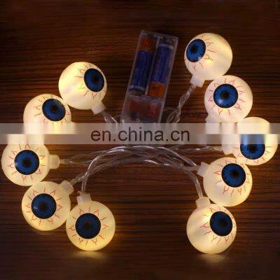 Cost Effective Eyeball Holiday Portable Decor LED String Halloween Lights Outdoor