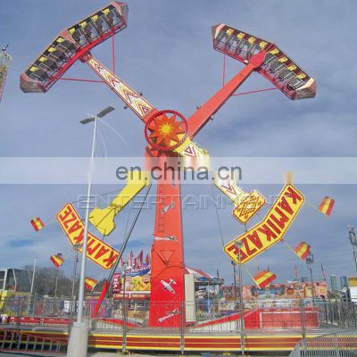 Theme park attraction new Kamikaze rides for adults