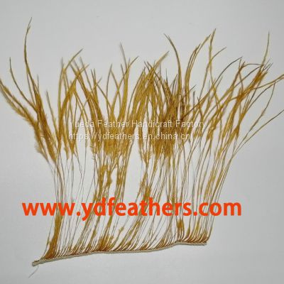 Burnt Ostrich Feather Fringe/Trim Sewn On Cord From China For Wholesale