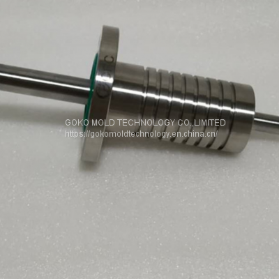 OEM Factory Turning-milling Compound CNC Machining MHD Stainless Steel Seal Shaft photo-2