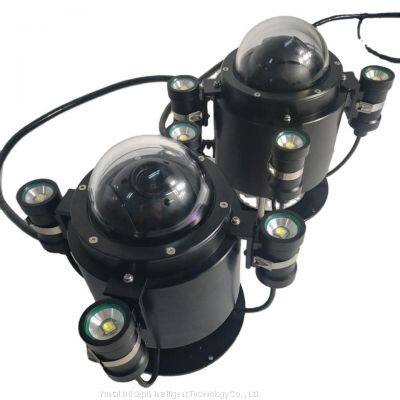 Factory Outlet 360 Degree PTZ HD Camera Network Camera Underwater Camera 100m With Light