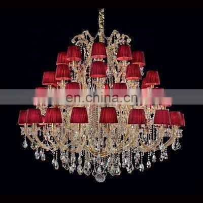 wedding luxury hanging candle extra large maria theresa red lampshades crystal chandelier