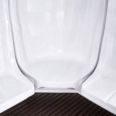 Wholesale Price Wet Steam Room For 6 Person Full Equipment Steam Room With Shower LED Light photo-2