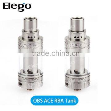 2016 Newest Vape Tank Wholesale OBS ACE Tank With Ceramic Coil From Elego photo-3