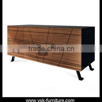 TV-082 Burma Teak Wood Mini Bar Cabinet For Twin Room