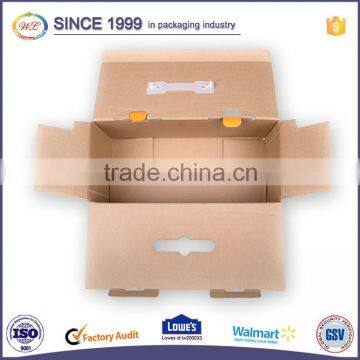 Custom Printed Folding Black Cardboard Corrugated Carton Box photo-3