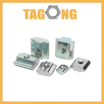 Heavy Duty T Slot 6mm 8mm Slider Nut T20 T30 T40 T45 Slot Industrial Aluminum Profile Water Treatment Stainless Steel photo-3