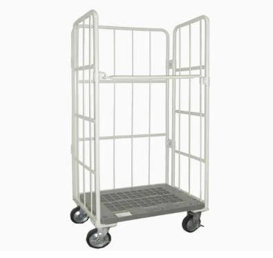 Warehouse Logistics Sorting Carbinet Trolley Metal Roll Container photo-3