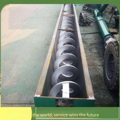 Shafted Auger Tube Feeder, U-shaped Trough Screw Conveyor, Stainless Steel Screw Feeder for Processing photo-3