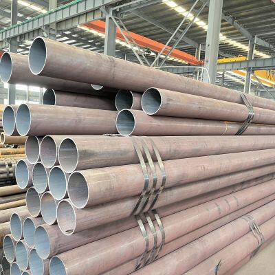 ASTM A106/A36/A53 & BS 1387 Certified ERW Hollow Steel Pipes Hot Rolled EMT Welded Round Pipe 1.0033 Carbon Steel Factory Direct photo-5