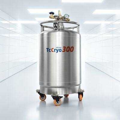Azerbaijan YDZ-300 Liquid Nitrogen Pressure Vessel 300L TcCryo Liquid Nitrogen Auto Fill