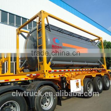 3 axles container lpg trailer,lpg tank for sale