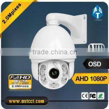 High quality Full HD 1080P 2.0MP Sony CMOS sensor 27X Zoom AHD IR High Speed Dome Camera with Wiper