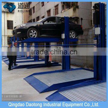 2 post hydraulic car lift parking devices