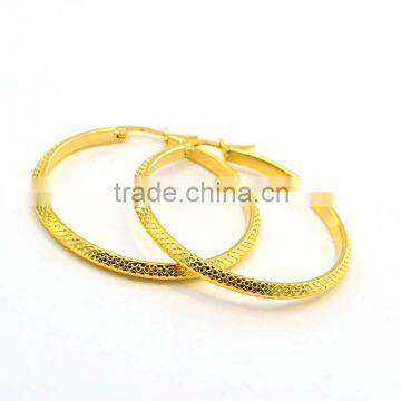 Accessories Stainless Steel Big Hoop Gold Earrings Designs for Girls photo-2