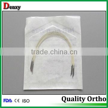 Tooth color Orthodontic coated arch wire