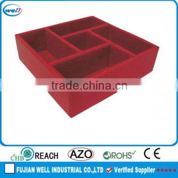 fashion desktop pu stationery tray