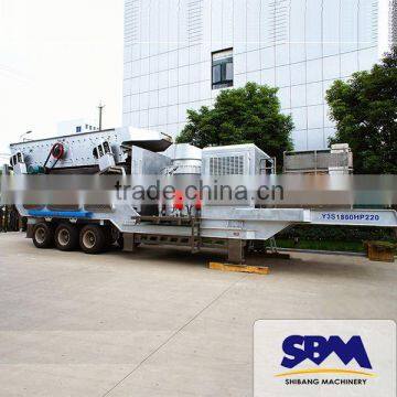 Hot sale high performance Construction waste mobile crushing equipment