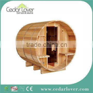 Good red cedar steam mini sauna room