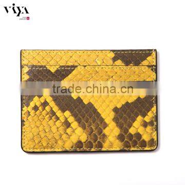 Real Python Leather Card Holder Hot Sale Credit Card Holder