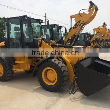 China 2tons mini wheel loader with 4in1 bucket and high dump bucket for sale