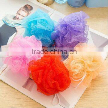 Promotional Multicolor Body rubbing Ball Baby Bath Sponges PE Mesh Bath Sponge