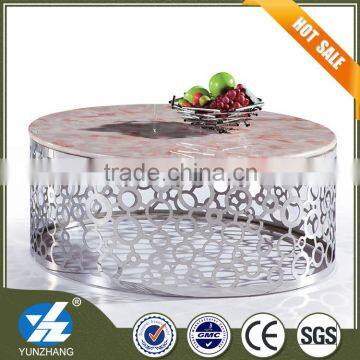 KTV modern table metal round tea table