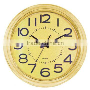 Round Plastic Frame Wall Clock, 16 Inch Wall Clock