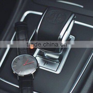 2016 Latest Top Fashion High Quality Casual Genuine Leather Stainless Steel Watches Men With Water Resistant Quality Choice photo-4