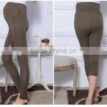 comfortable cotton bellied leggings for pregnant woman