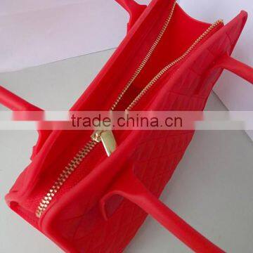 2015 Latest Design of Silicone Rubber Mixed Colors Handbag photo-3