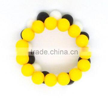 FDA Approved Silicone Bead Bracelet/cheapest Silicone Bracelets photo-3