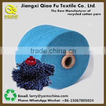 Open End Dyed Cotton Recycled Mop Yarn with Free Sample