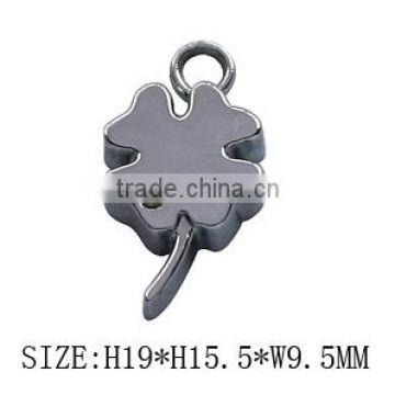 Fashion metal four clover leaf pendant Wholesale four leaf clover pendant Four leaf clover shape pendant