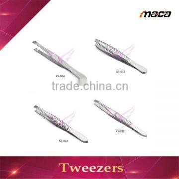 Customized wholesale straight eyelash extension tweezers