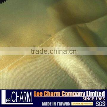 Luxury Silver Gold Satin Fabric Piece Dyed Material photo-6
