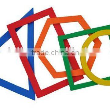 Colors EVA Foam Sponge Geometry Frame Toy Without Magnet for Office Stationery DIY Handcrafts Promotion Gifts