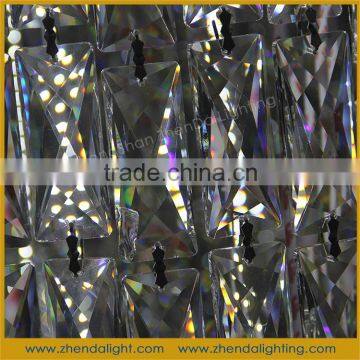 Empire Series Luxury Pillar Light Chandelier With K9 Crystal and LED Strip Light Chandelier for Hotel photo-4