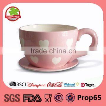 Large ceramic flower pots wholesale coffee cup