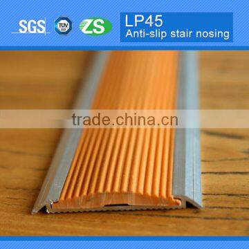 Anti-slip PVC Aluminum Edge Stair Nosing for Stair Edge